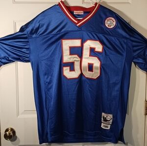 Mitchell & Ness Blue and Red Throwback Jersey L.T. (LAWRENCE TAYLOR)